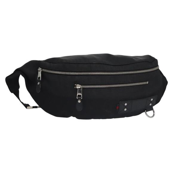 GUCCI Web Sherry Line Shoulder Bag Nylon Silver Black Red - Picture 1 of 16